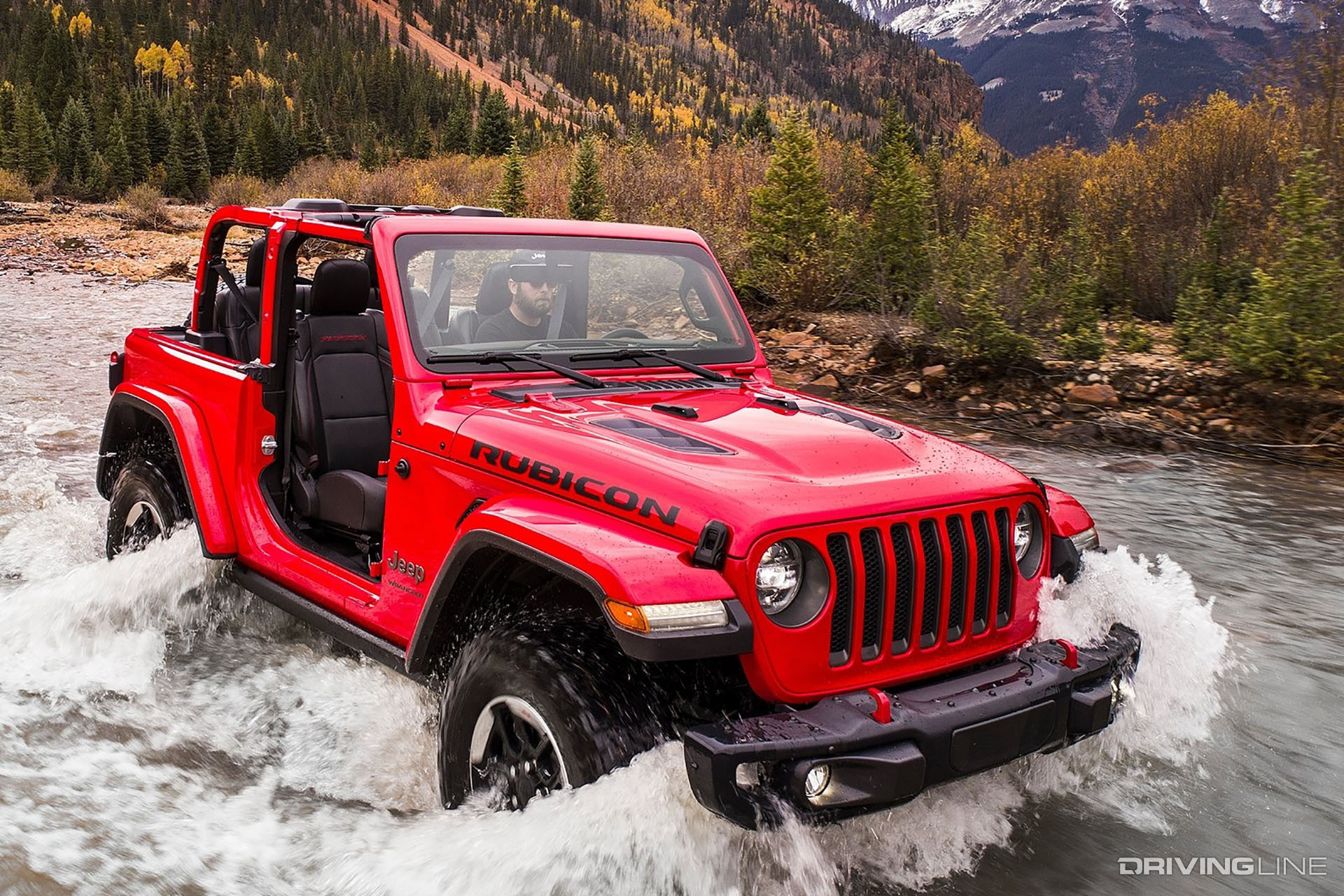 Jeep Wrangler JL in River