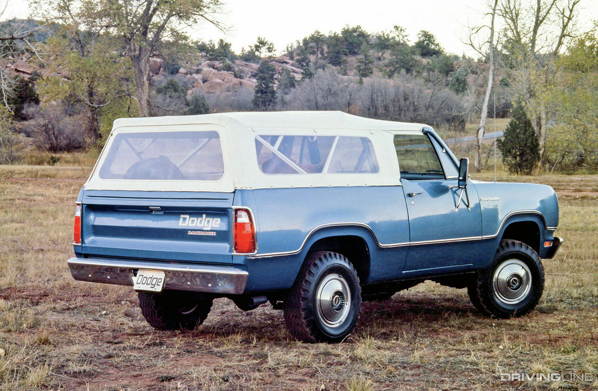 Dodge Ramcharger Blue with Cloth Top