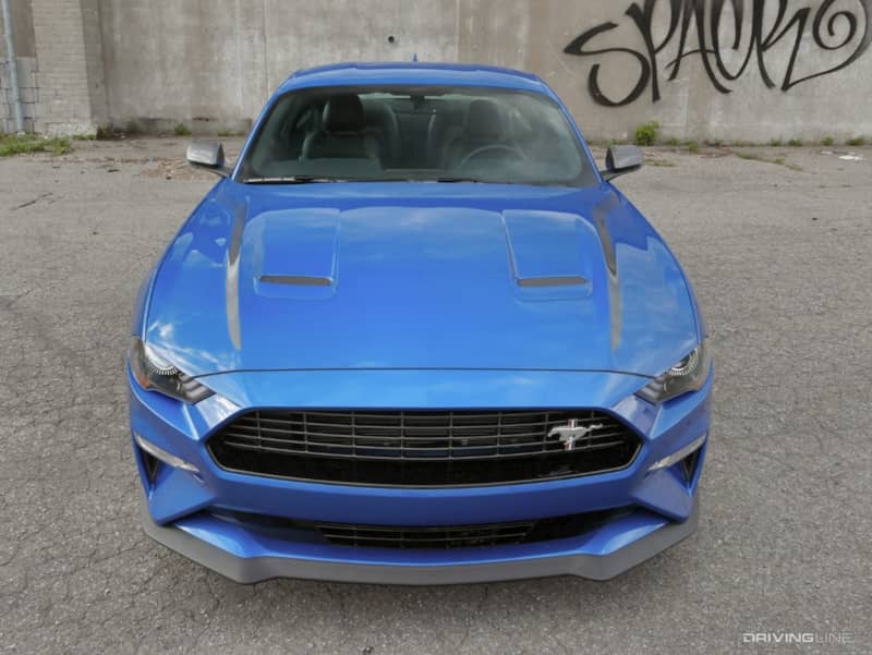 2020 Ford Mustang EcoBoost 2.3L High Performance Package front view high angle