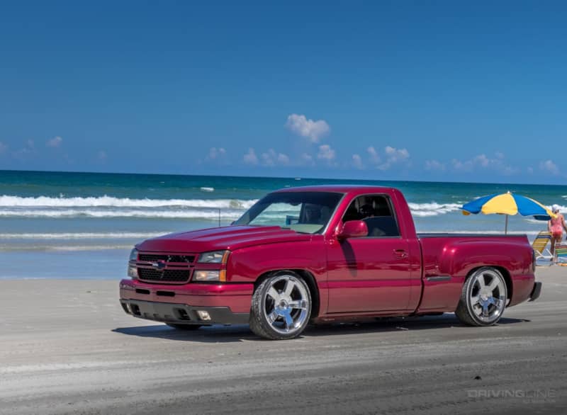 Daytona Beach Florida lowered Chevy 1500