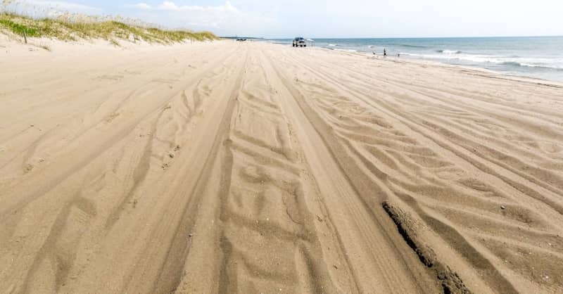 Beach ruts coastal NC