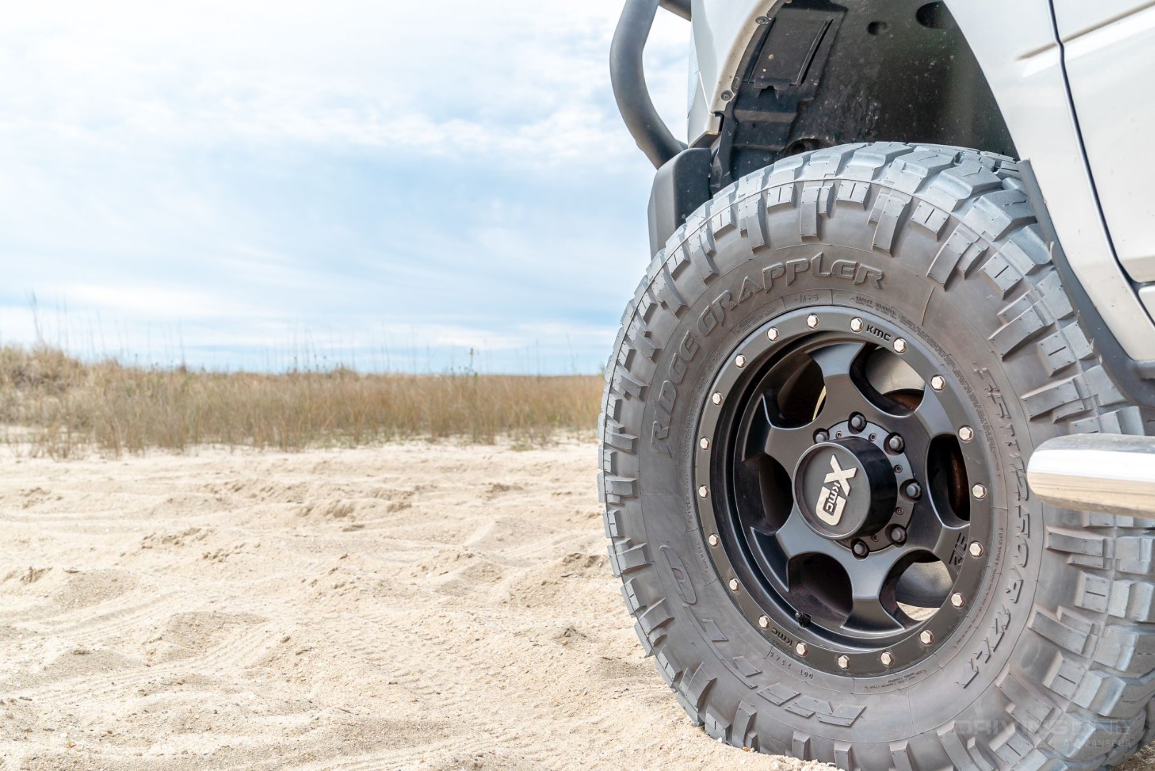 Nitto Ridge Grappler KMC wheel sand