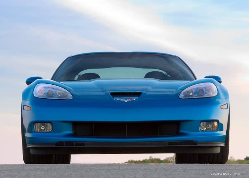 C6 Chevrolet Corvette in blue