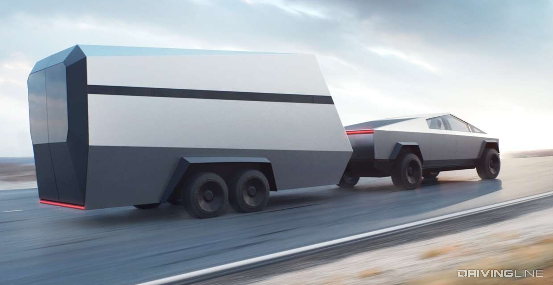 Tesla Cybertruck Trailer Tow