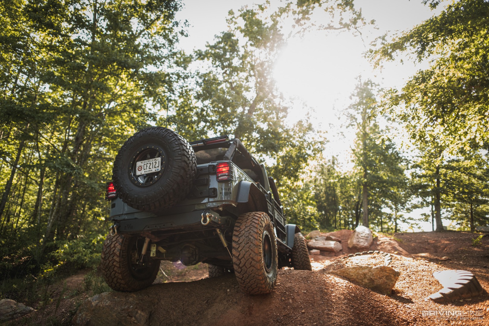 Jeep Wrangler Rubicon rear view