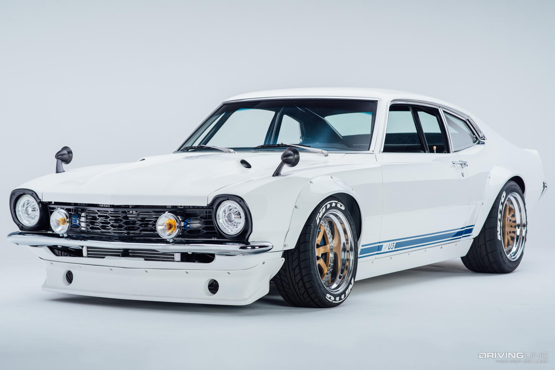 Sung Kang White Ford Maverick Nitto Tires