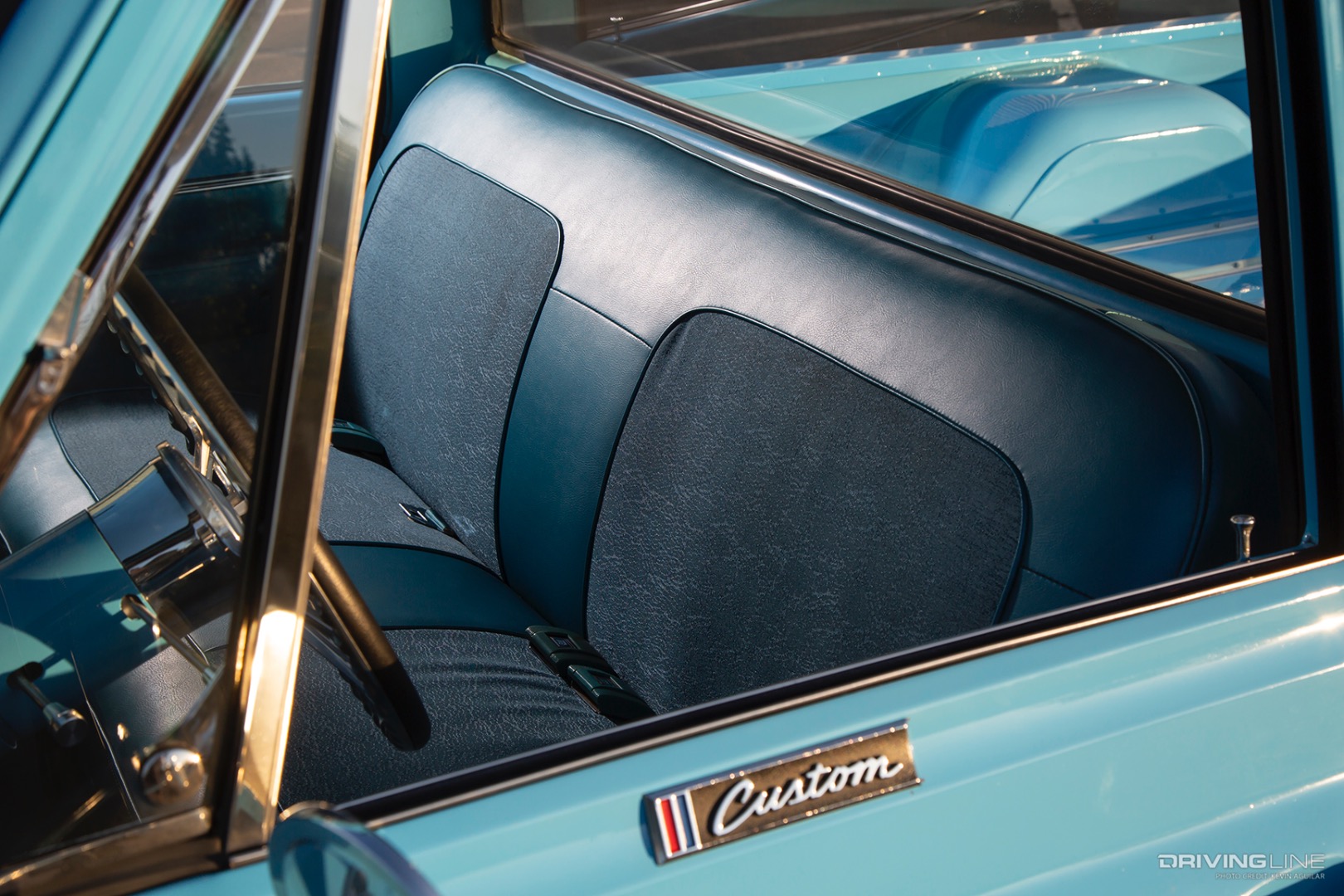 Seats of Ruben Pina's '68 Chevy C10