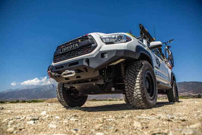 Toyota Tacoma on Nittos front