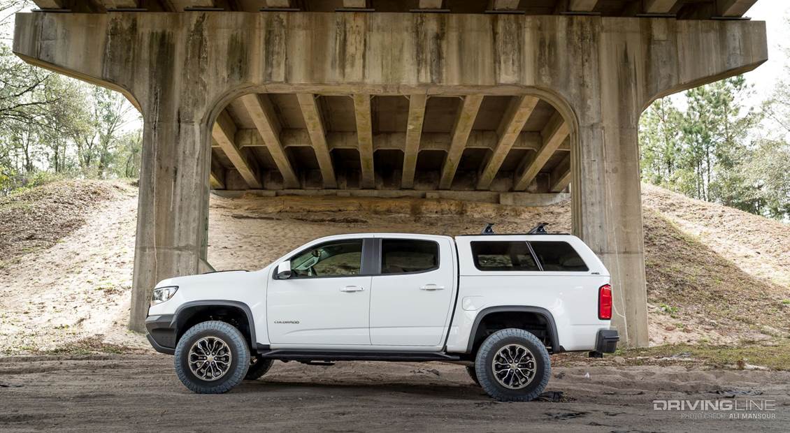 Chevrolet Colorado ZR2 on Nittos side profile