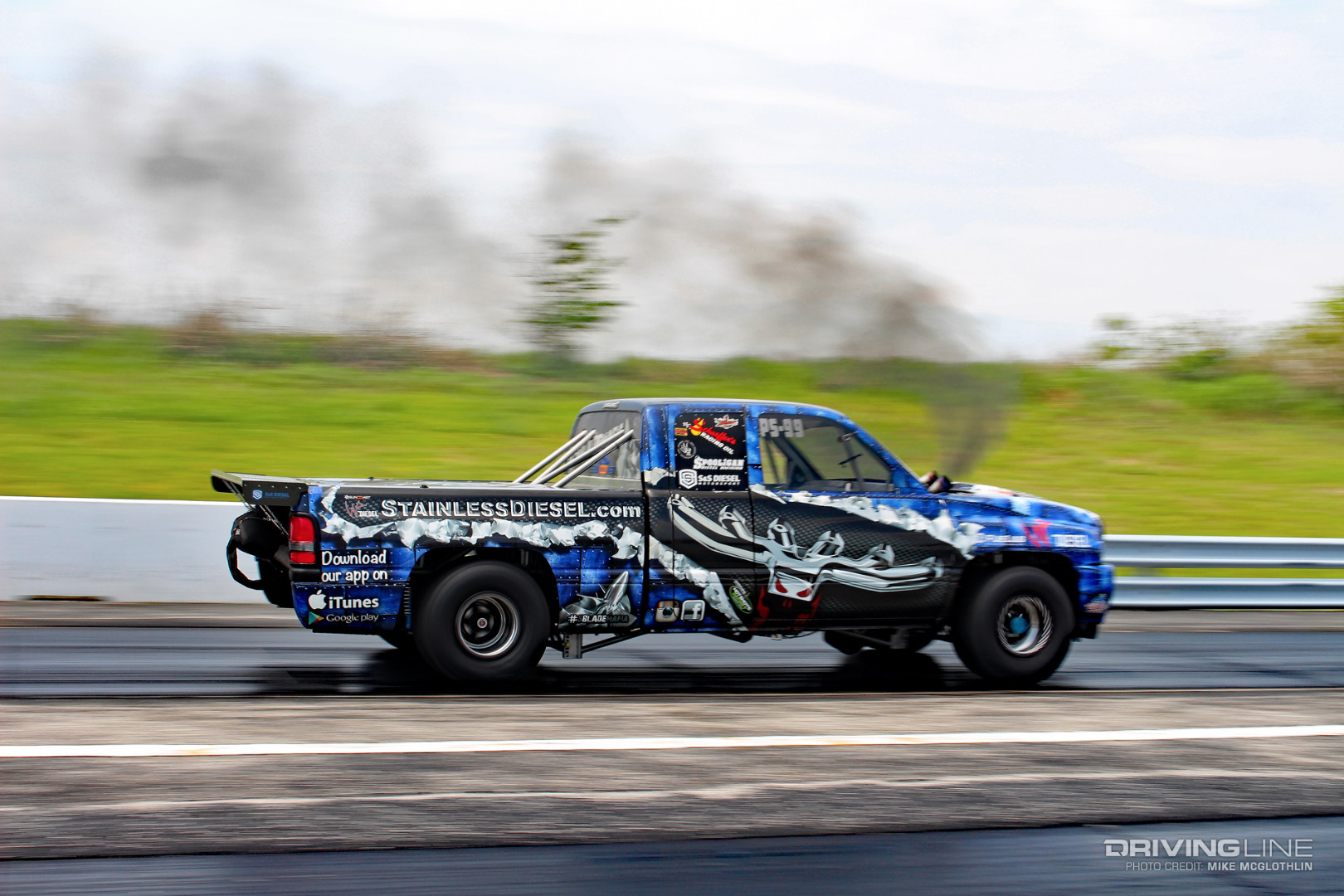 Eighth Mile Drag Race Stainless Diesel Pro Street