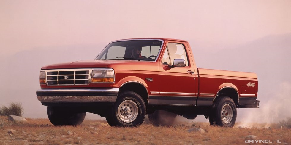 Ford F-150 kicking up dust