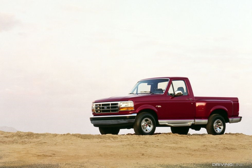 1993 Ford F-150 stepside.