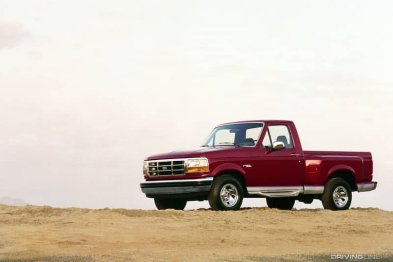 1993 Ford F-150 stepside.