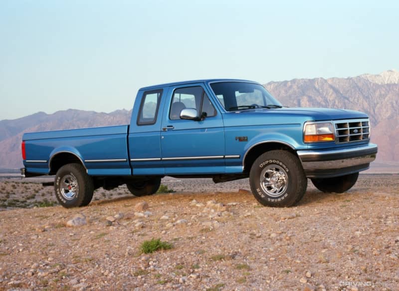 1994 Ford F-150 in desert.