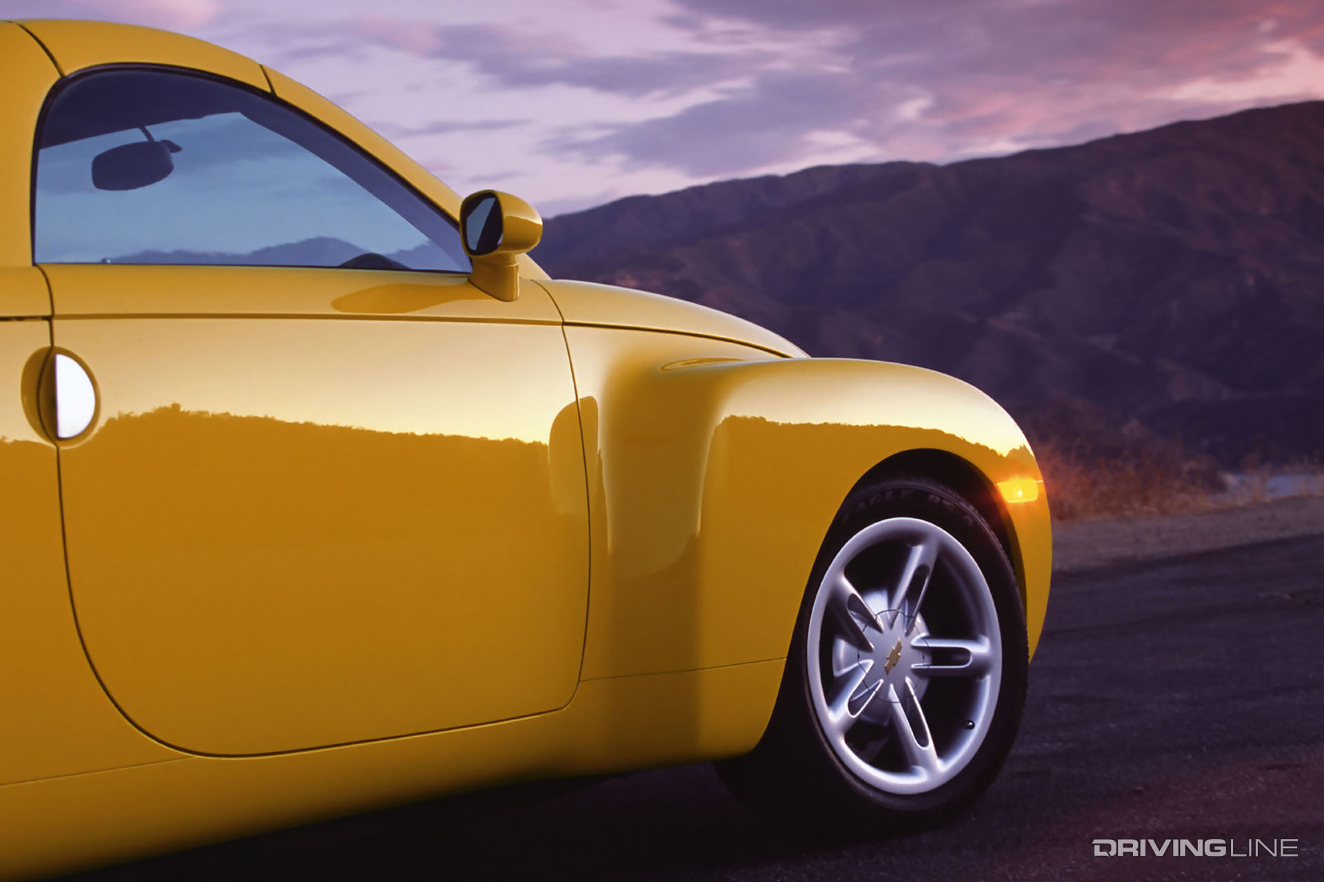 Chevy SSR Yellow Fender