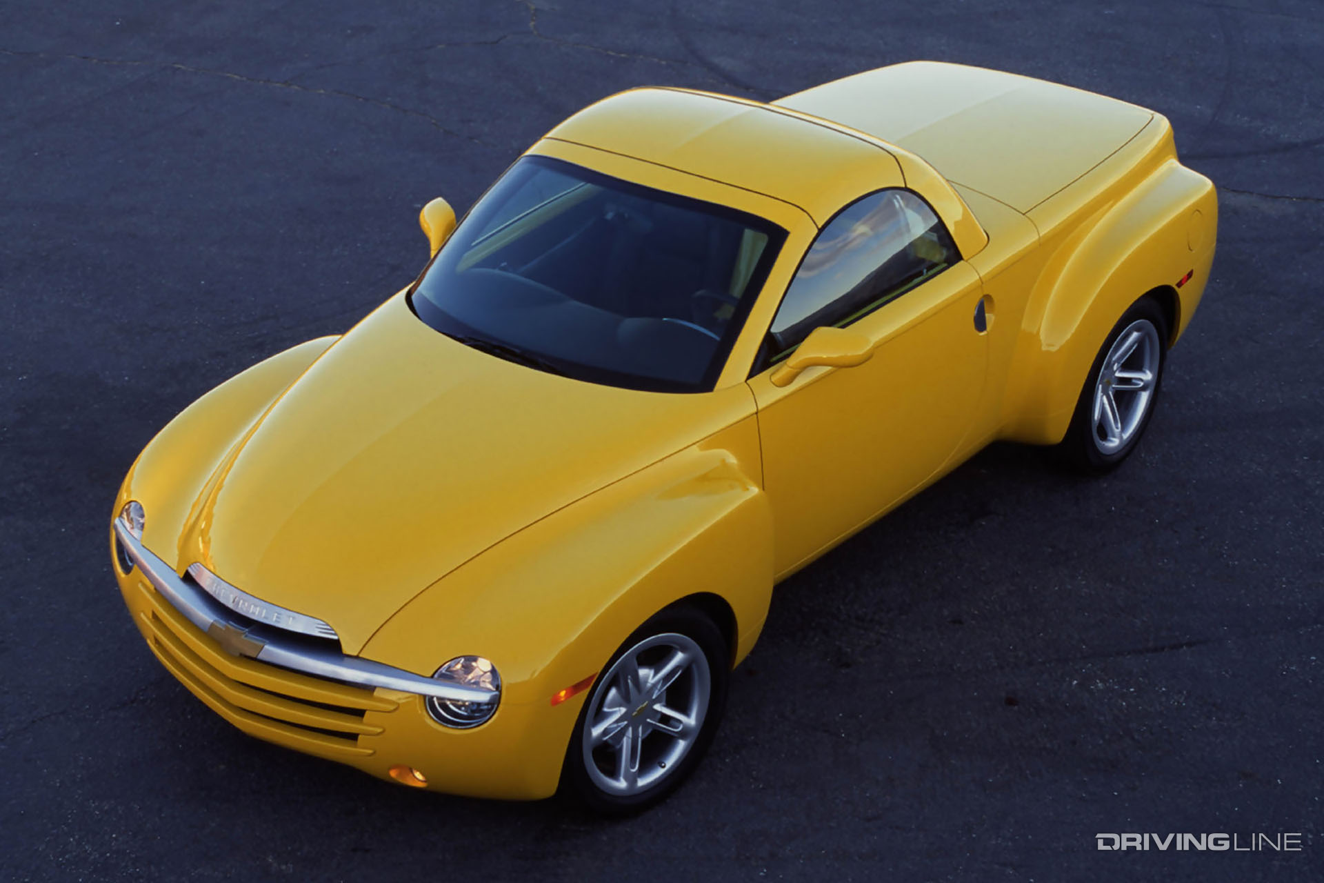 Chevy SSR Yellow Top View