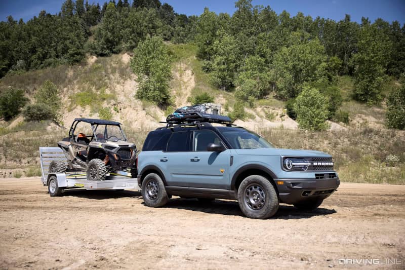 2021 Ford Bronco Sport Towing Polaris RZR