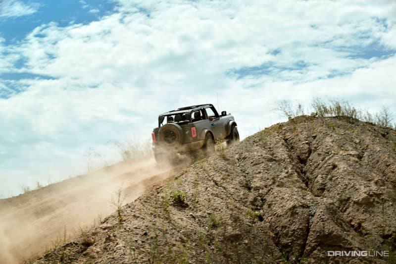 2021 Ford Bronco on Trail