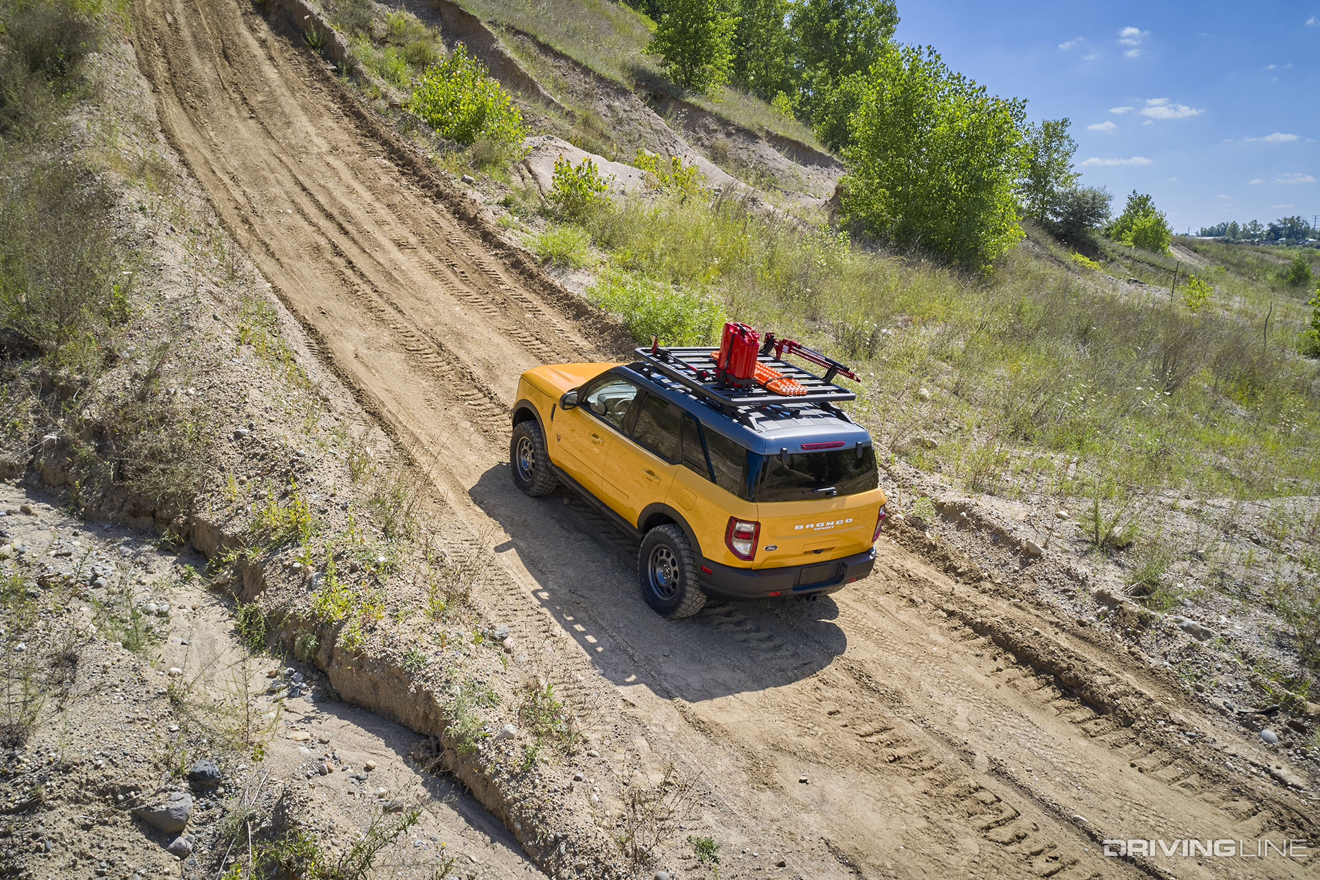 2021 Bronco Sport on Trail