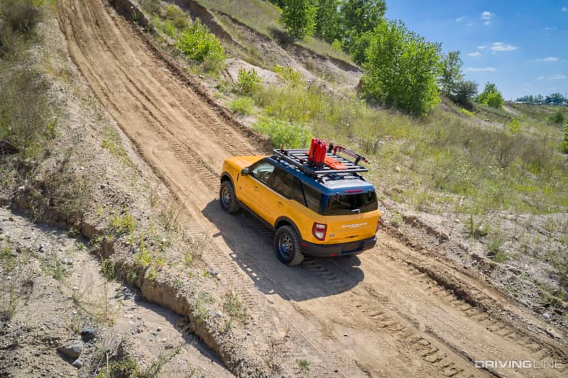 2021 Bronco Sport on Trail