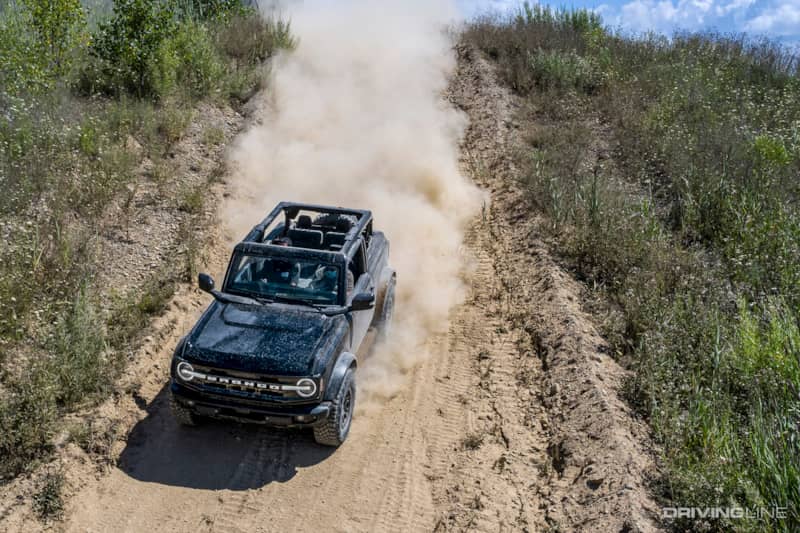 2021 Bronco on Trail