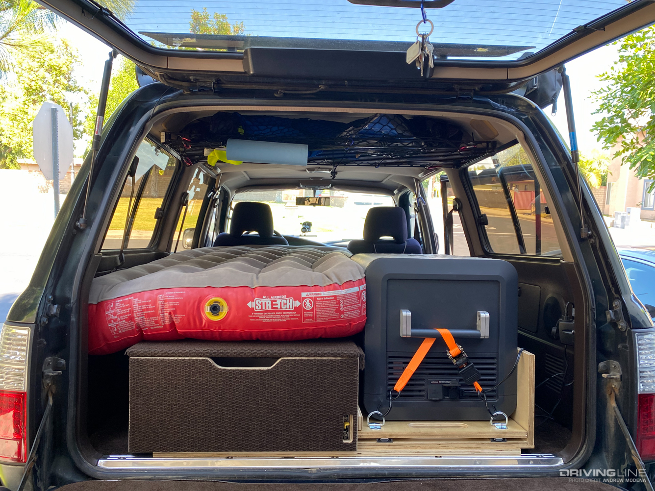 DIY Land Cruiser 80 Series Sleeping Platform Drawer System Air Mattress