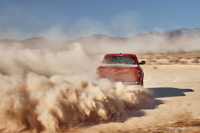 Ram TRX Donuts in Desert
