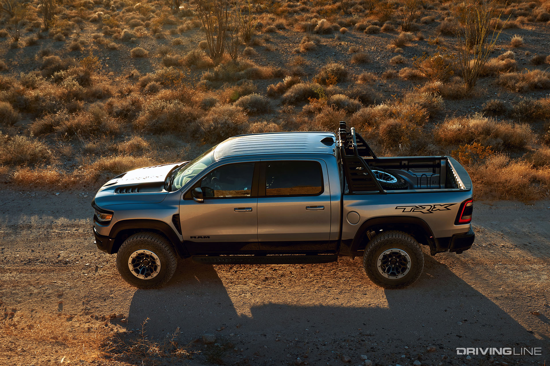 2021 Ram TRX Silver Side View