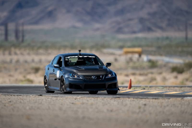 Lexus IS-F on Nitto NT01 tires