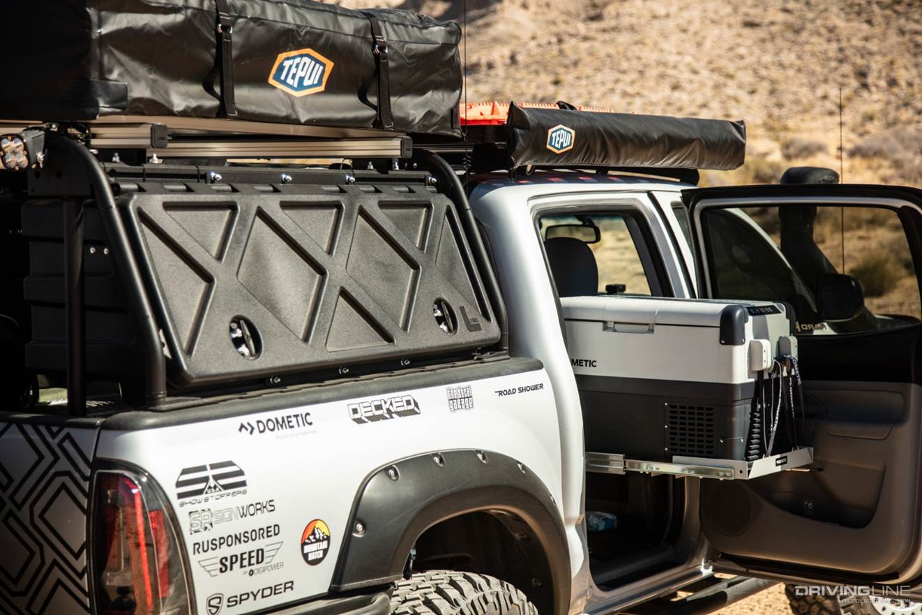 Jimahajer Toyota Tacoma Dometic fridge