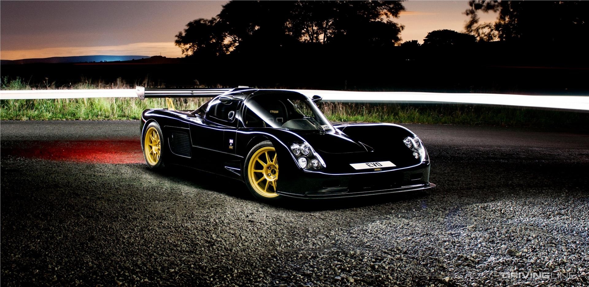 Ultima Evolution Coupe black at night