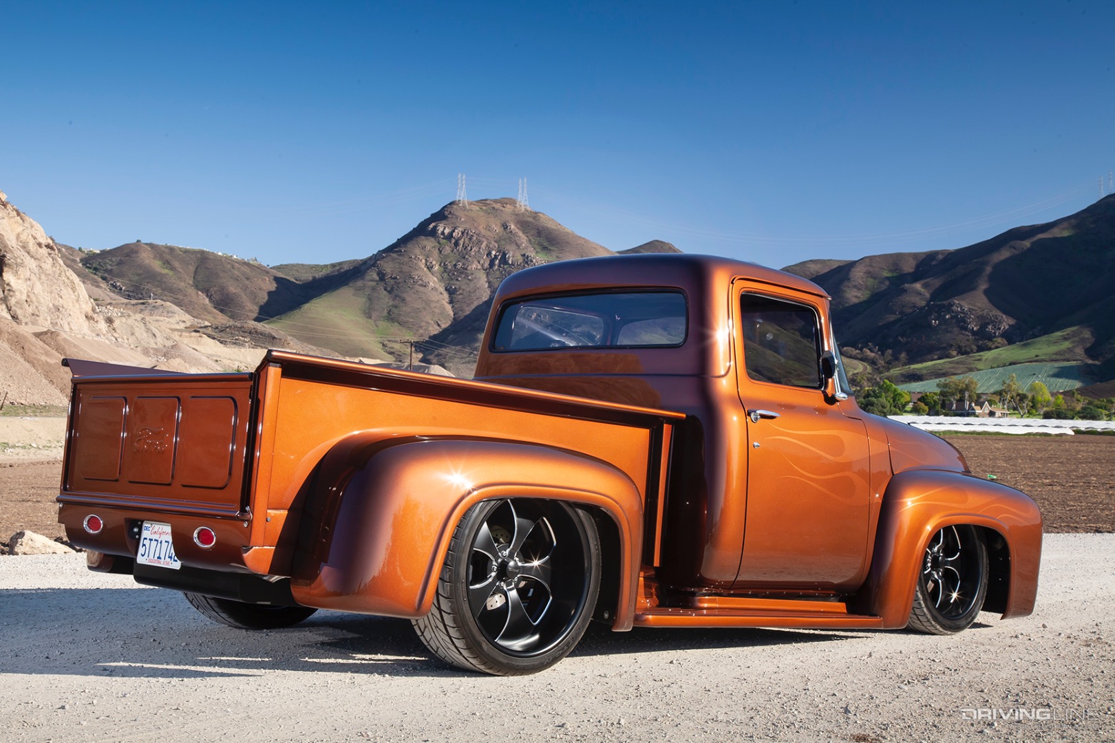 Rear of David Crocker's '56 Ford F100