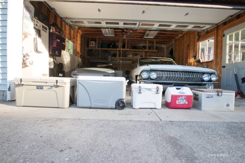 Yeti cooler, Ozark Trail, Rubbermaid, “SHITI”  Coleman cooler,  Igloo Playmate