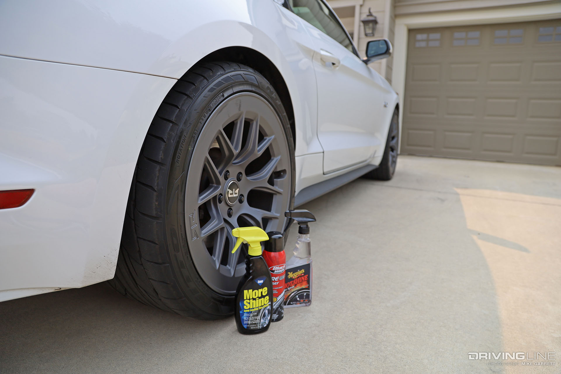 Tire Shine products with 2016 Ford Mustang