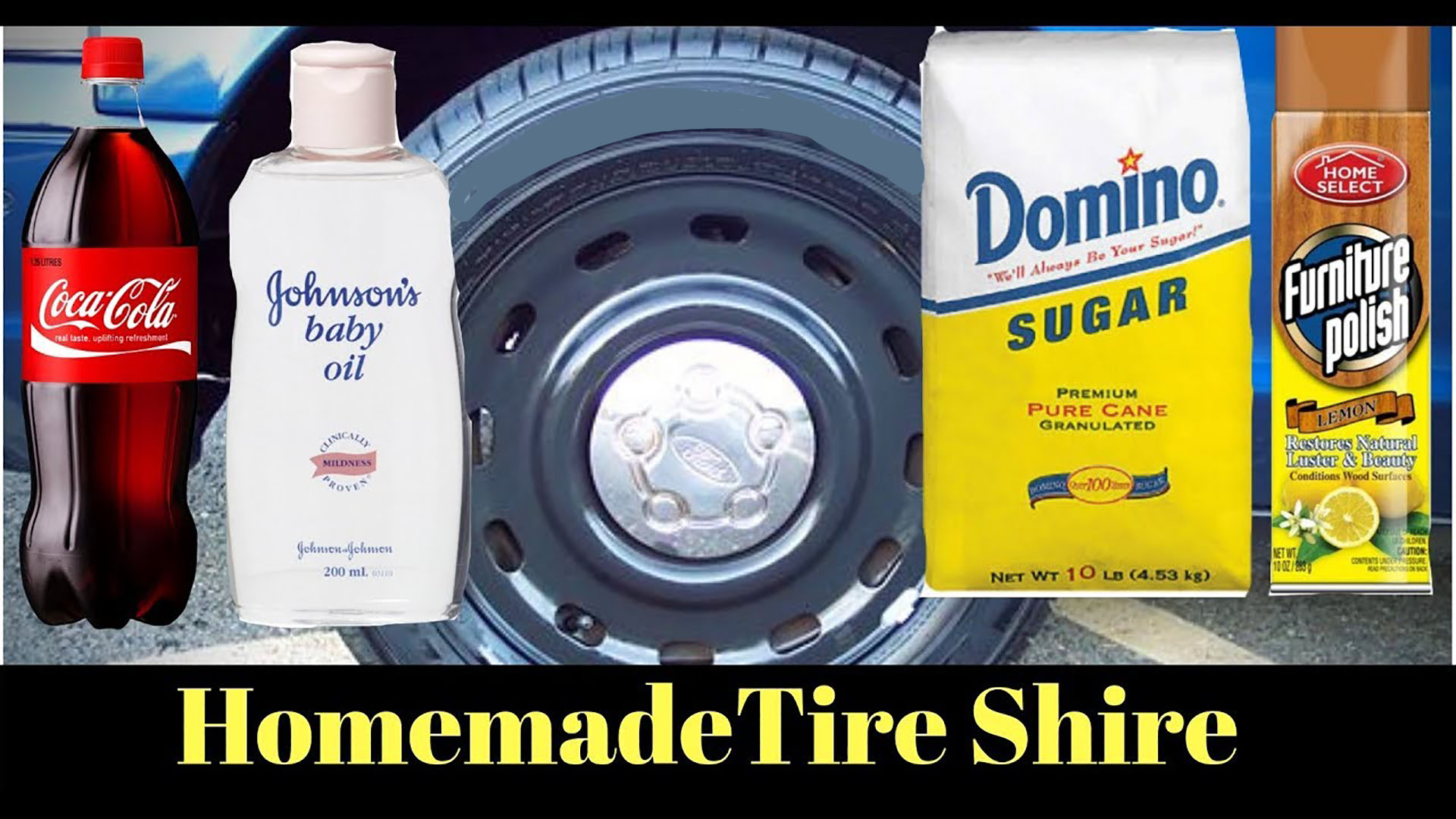 Homemade Tire Shine Items