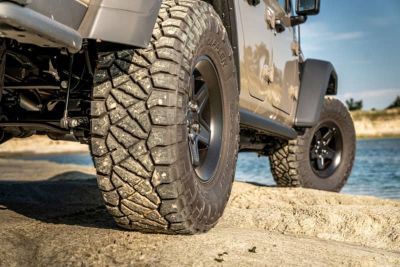 Jeep Gladiator on 35-inch Nitto Ridge Grappler tires
