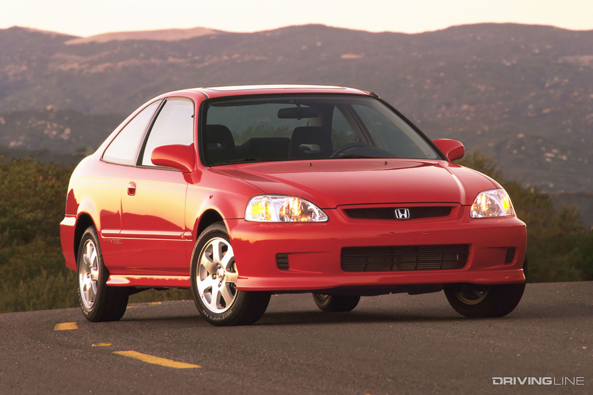 Honda Civic Si EM1 Red Front
