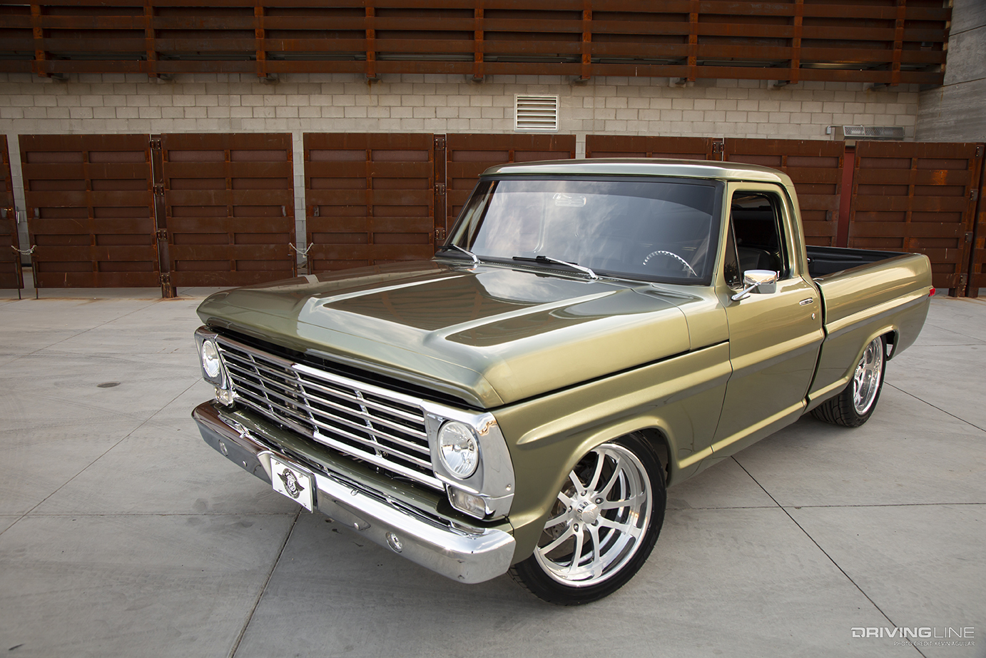 Front of Matt Girard's '72 Ford F100