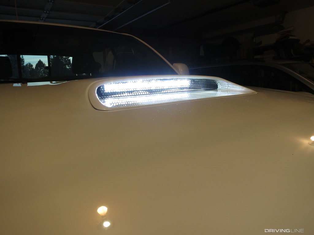 Tacoma Hood Scoop Light Bar