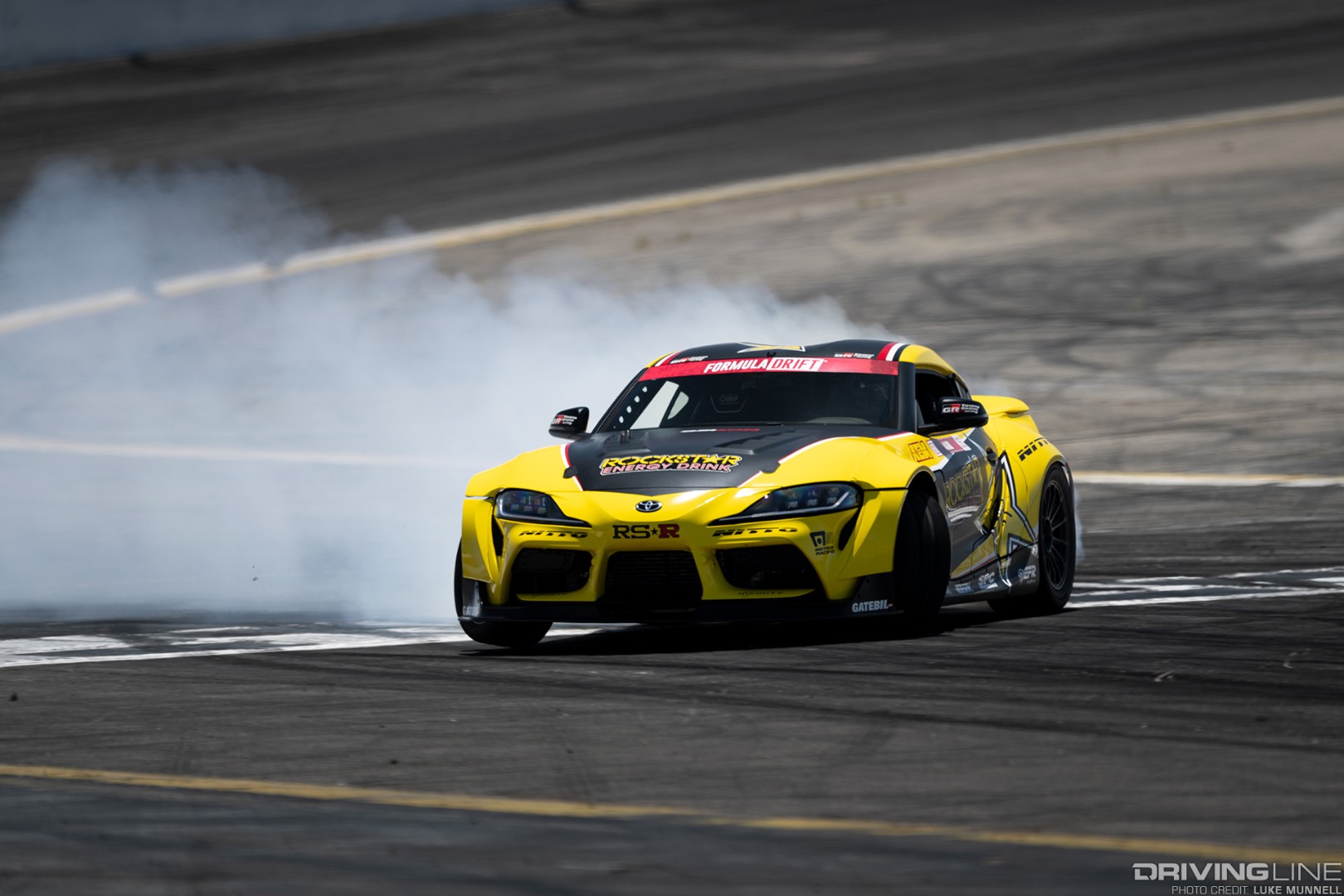 Fredric Aasbo got three test sessions in behind the wheel of the 2020 Toyota Supra prior to the Formula drift season