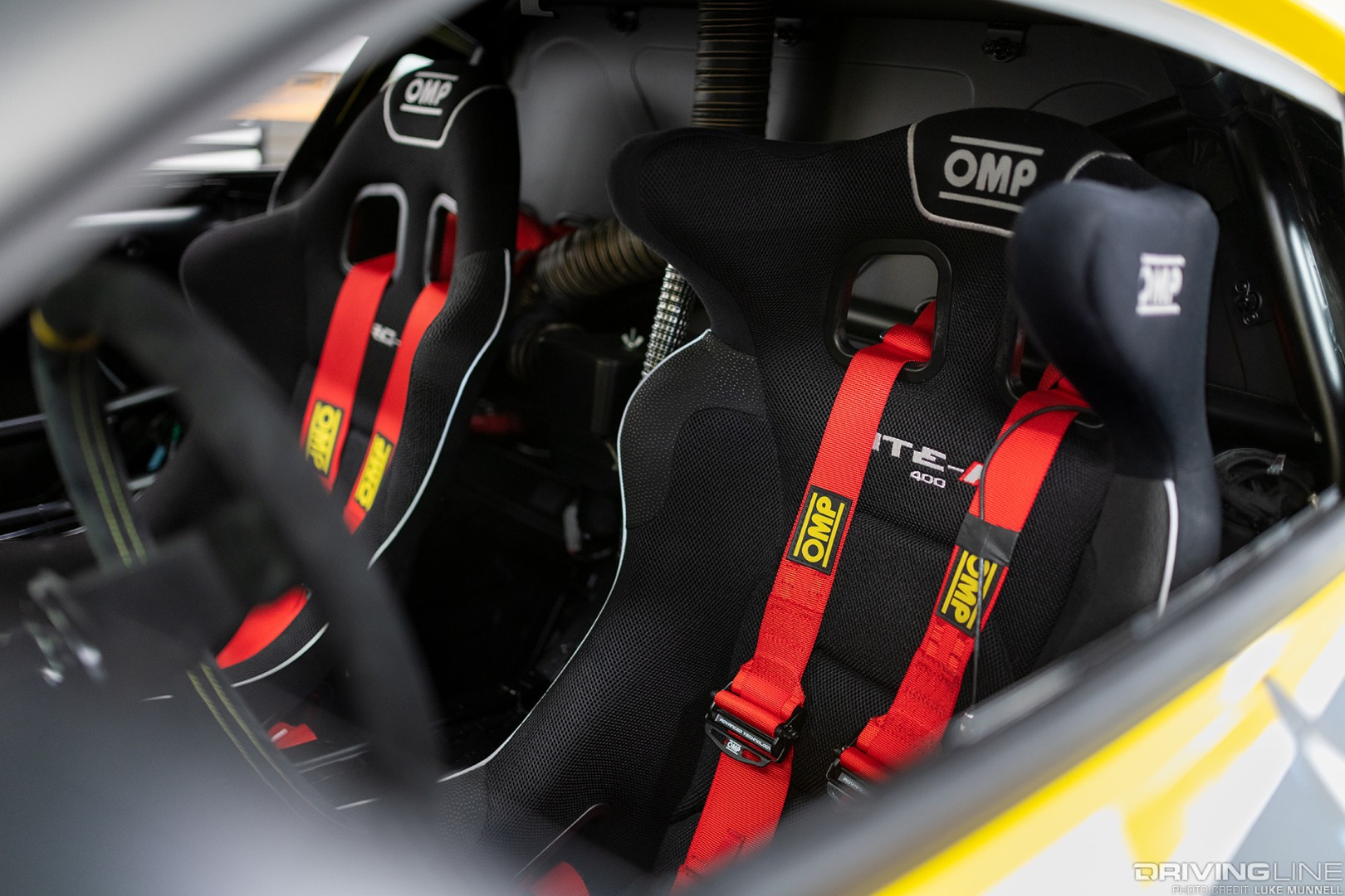 Dual OMP seats in Fredrick Aasbo's Papadakis Built 2020 Supra