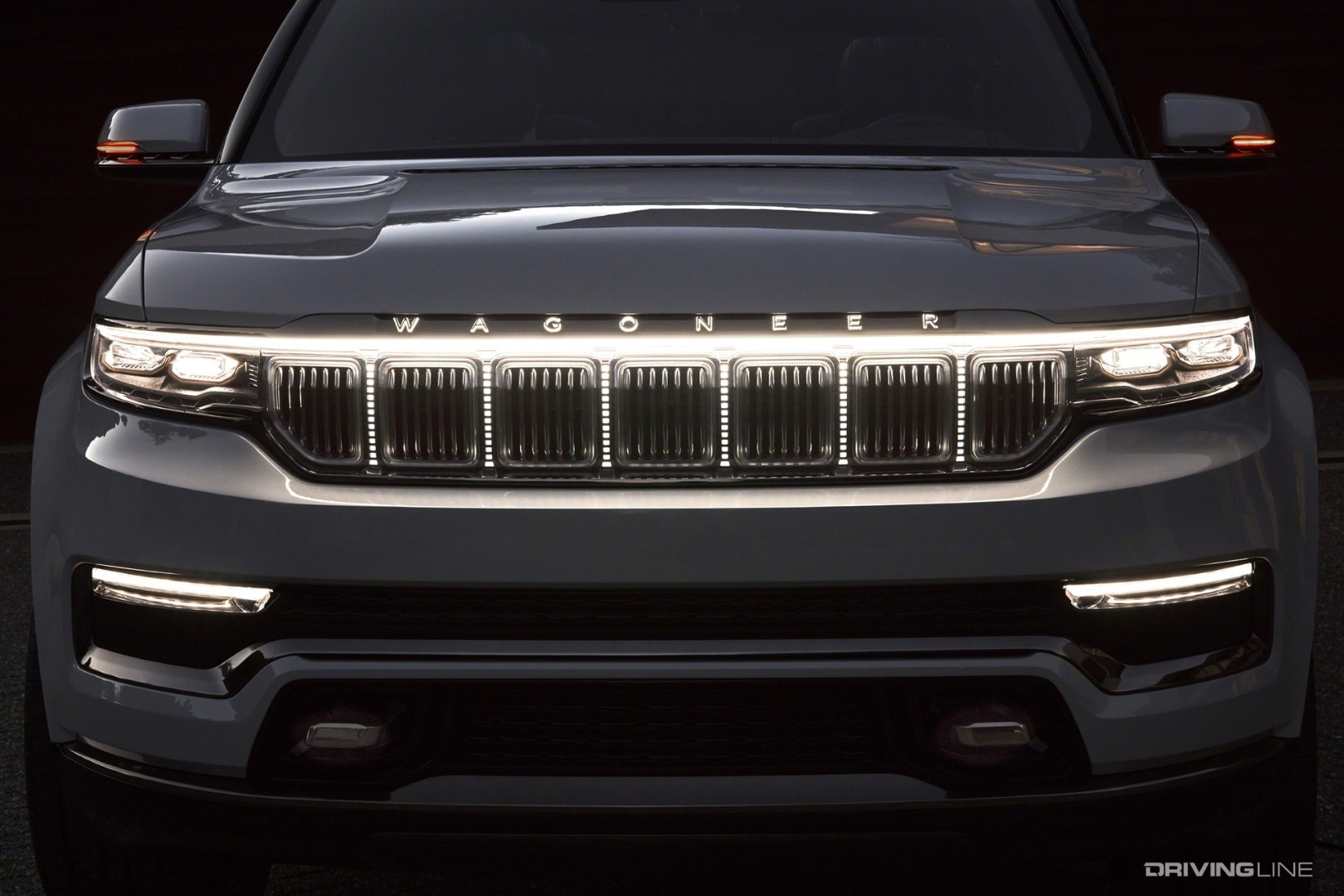 2021 Jeep Grand Wagoneer Concept front lighting