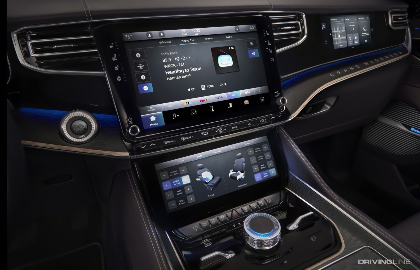 Jeep Grand Wagoneer center console