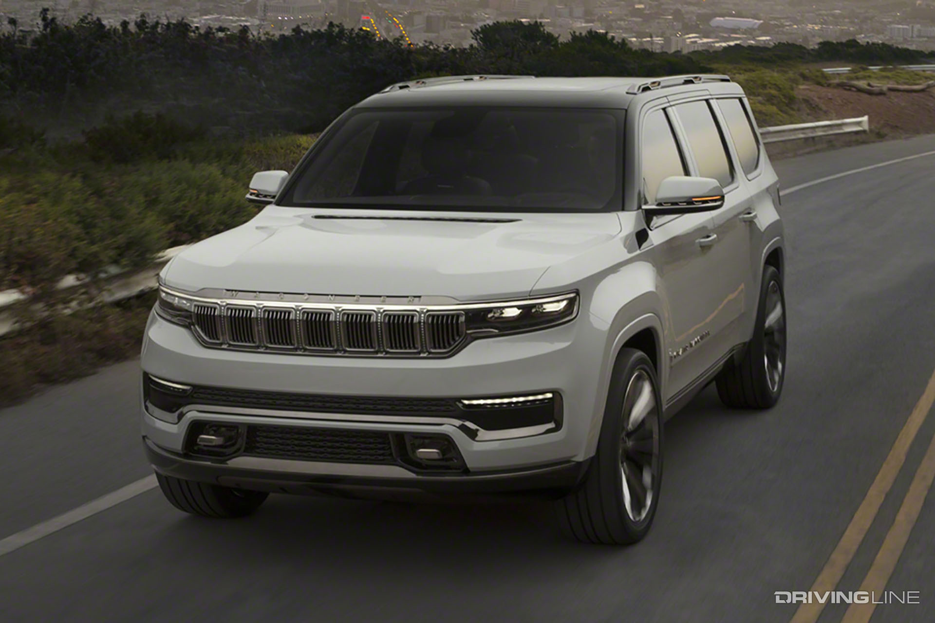 Jeep Grand Wagoneer Concept Driving