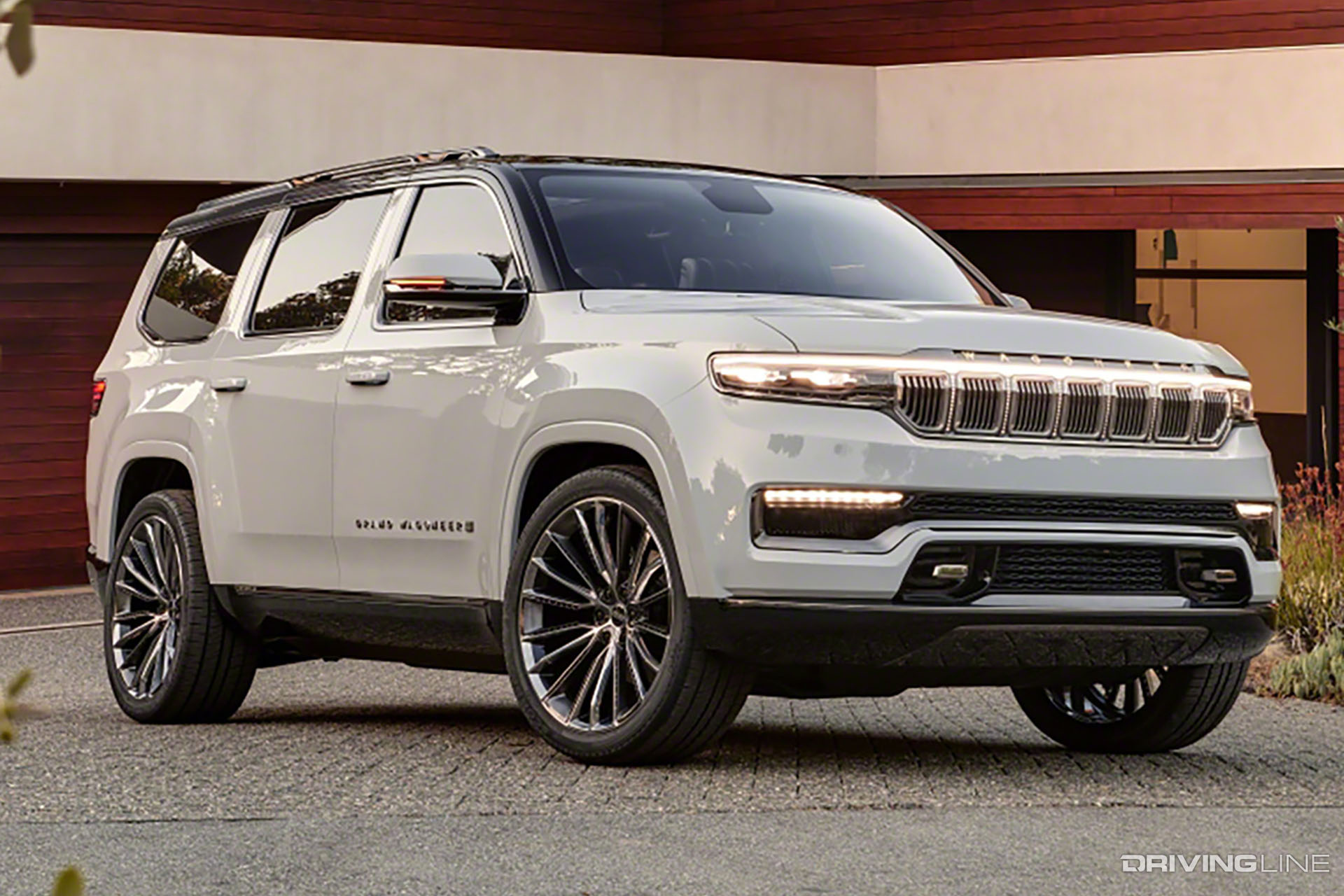 Jeep Grand Wagoneer Concept Front 3/4 View