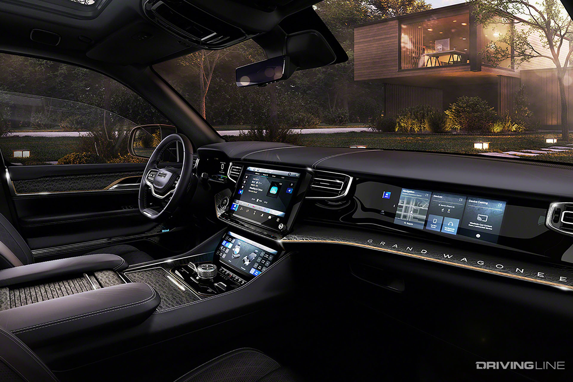 Jeep Grand Wagoneer Concept Dashboard