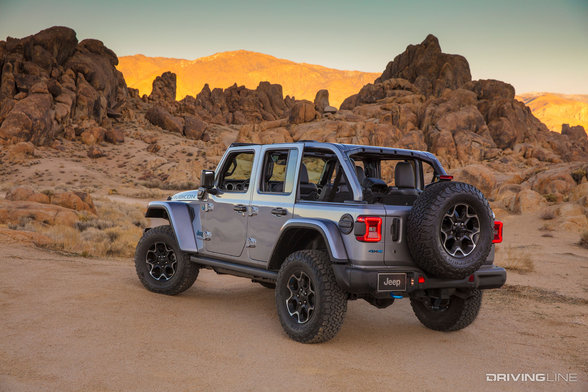 2021 Jeep Wrangler 4xe Rear View