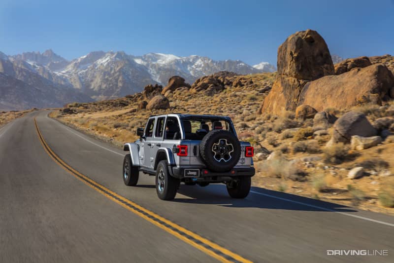 Jeep Wrangler 4xe Rear View