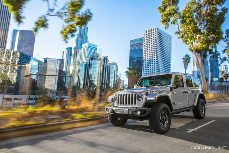 Jeep Wrangler Rubicon 4xe On Highway
