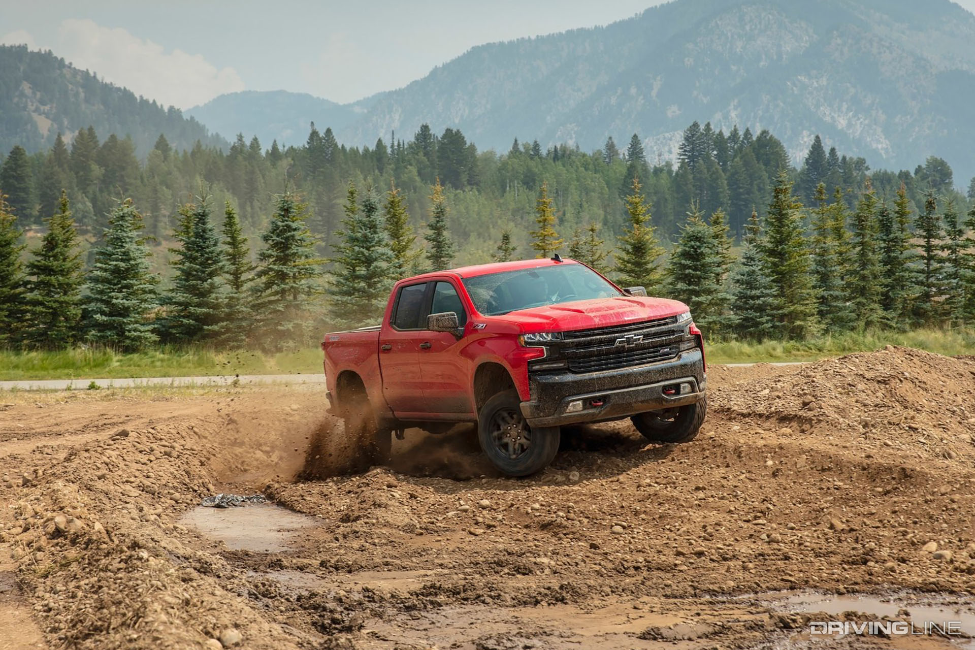 Chevy Silverado Trail Boss in Mud